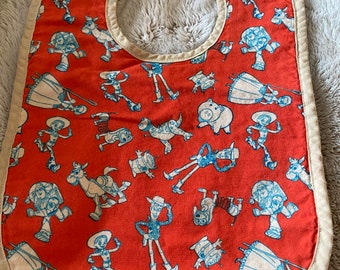 Disney’s Toy Story Red Handmade Feeding Bib