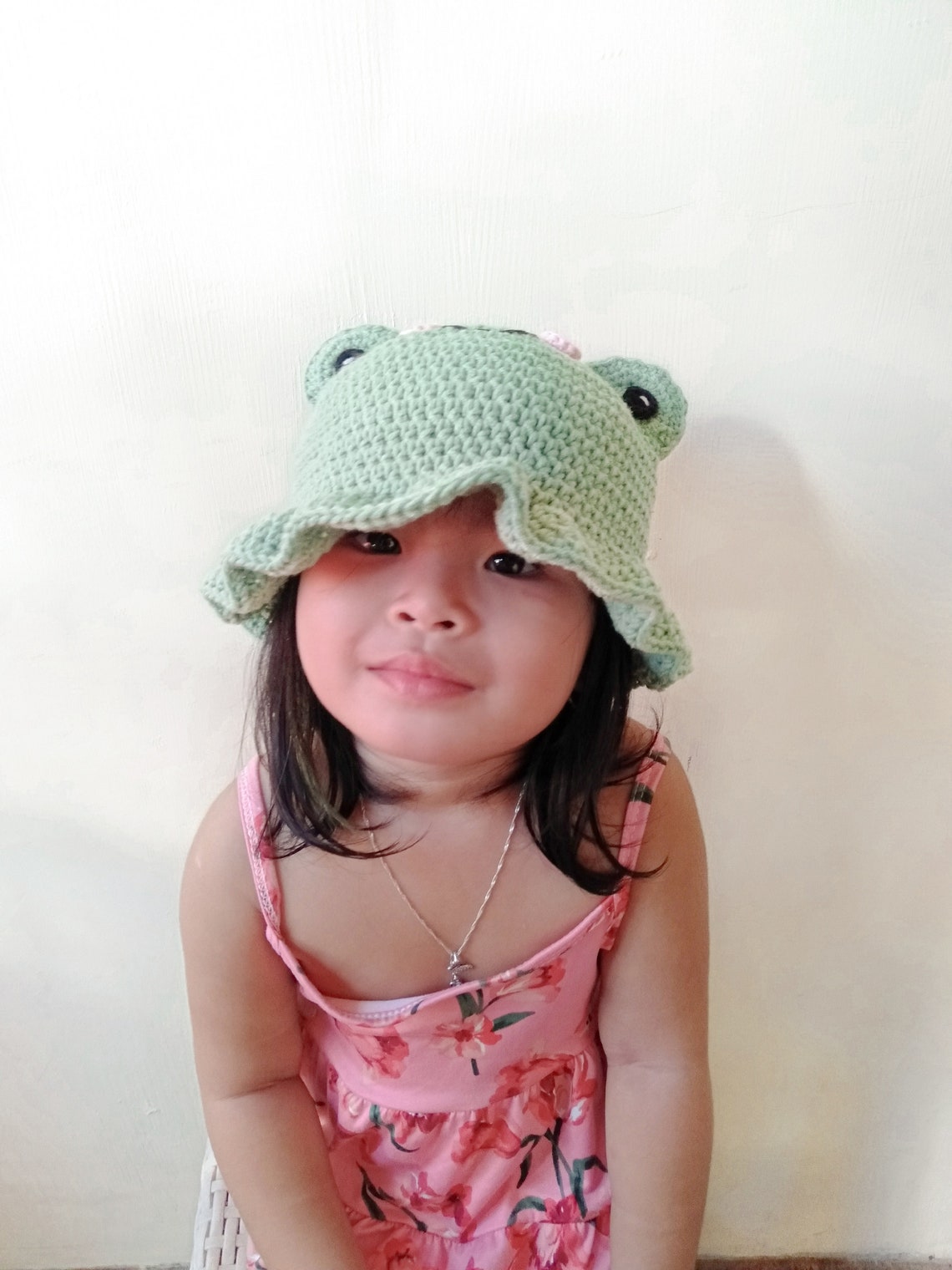 Crochet Frog Bucket Hat Written Pattern Etsy