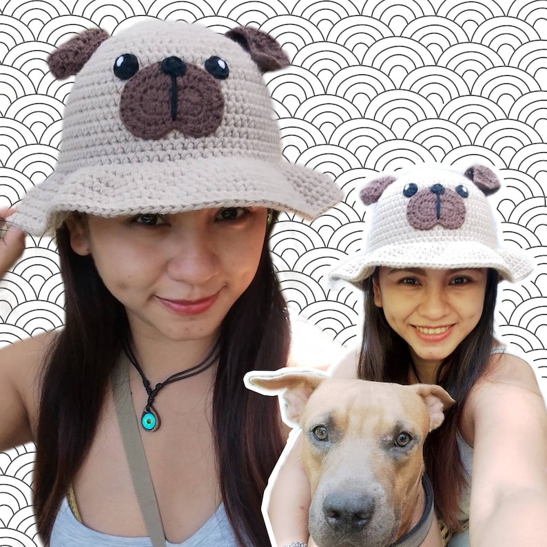 Dog Bucket Hat Crochet Pattern Etsy