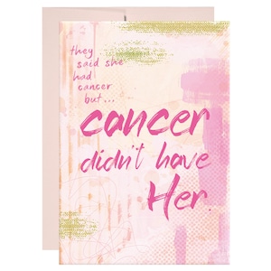IMPARABLE, mensaje interno / Tarjeta de felicitación para mujeres, Tarjeta de cáncer, Amistad, Ánimo, Pensando en ti, por Shaded Design