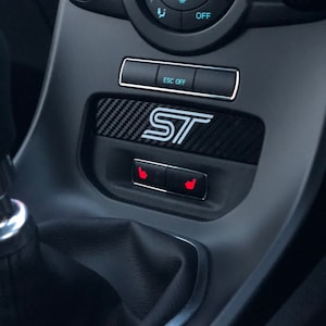 Ford Fiesta ST MK7.5 Cubby Hole Dash Dashboard Filler Insert 3M Vinyl Wrapped with Logo