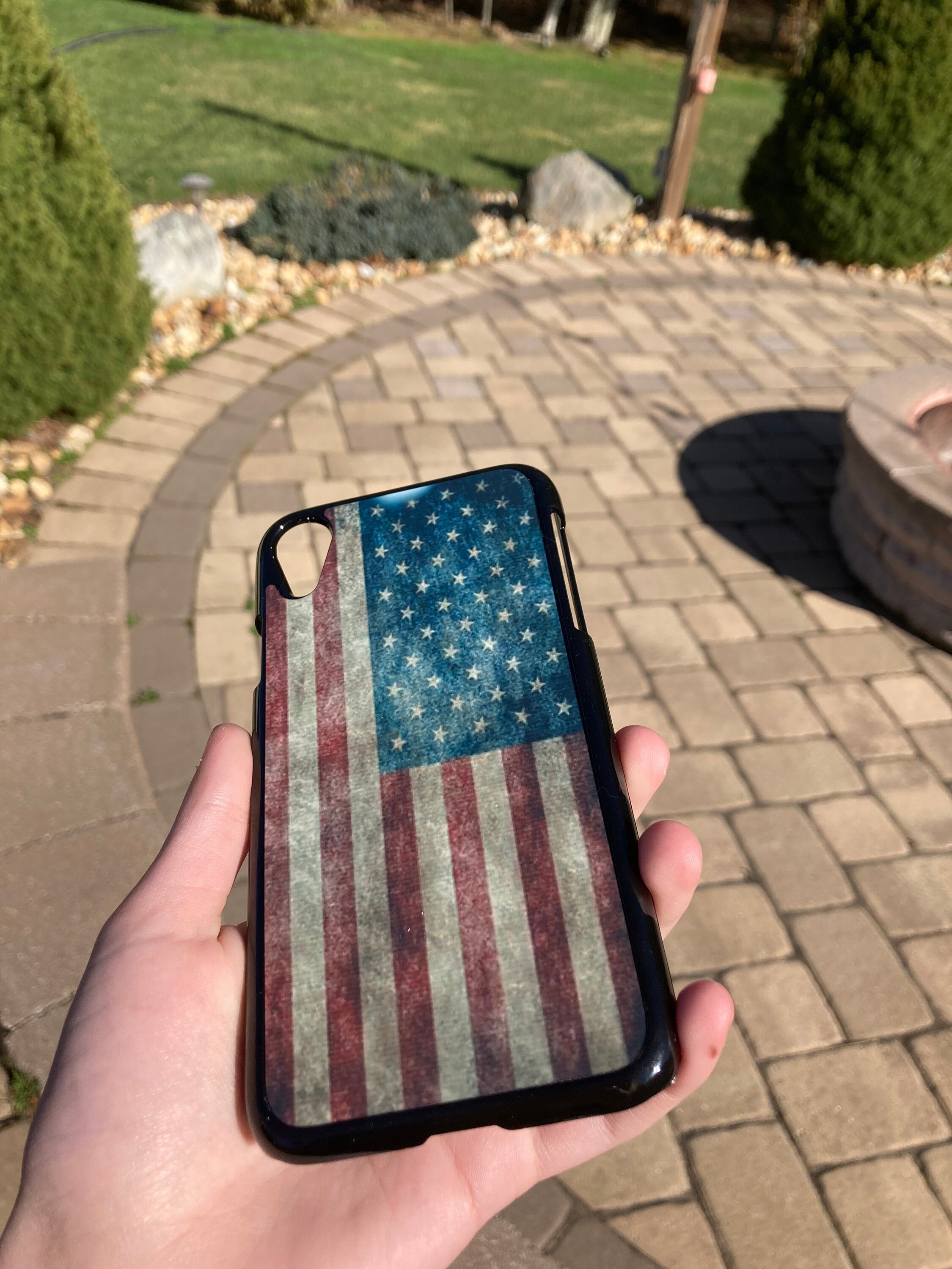 Rustic American Flag iPhone Case Etsy