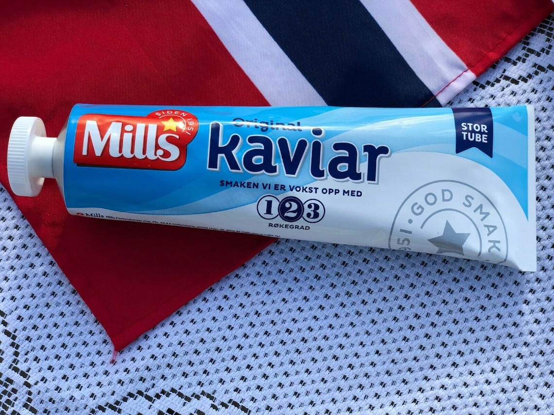 Norwegian Large Kaviar Tubes 3x 245g Norway Original Kaviar Mills