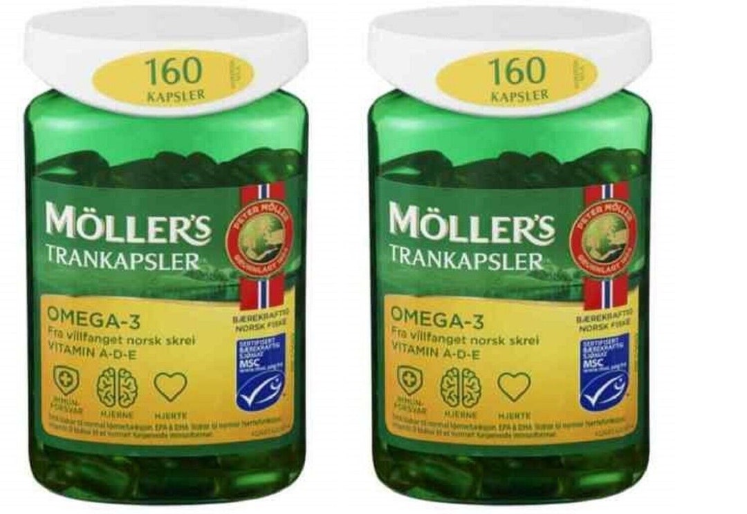 Huile De Poisson Norvégienne Mollers - Goût Fruité - 250 Ml - Oméga-3 EPA, DHA, Vitamine D3