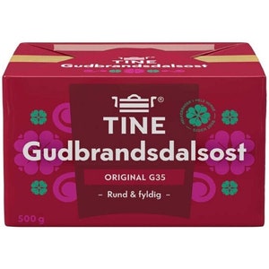 Tine Gudbrandsdalsost Brunost 3X500g G35 Norwegian Goat Brown Cheese Food Gift from Tine Norway image 2