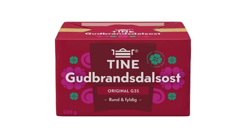 Tine Gudbrandsdalsost Brunost 3X500g G35 Norwegian Goat Brown Cheese Food Gift from Tine Norway image 2