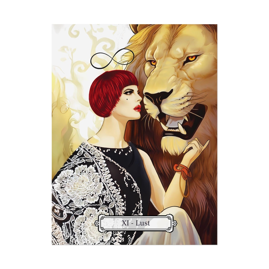 Lust Tarot Art Print - Thelemic Marjorie Cameron Decor - Etsy