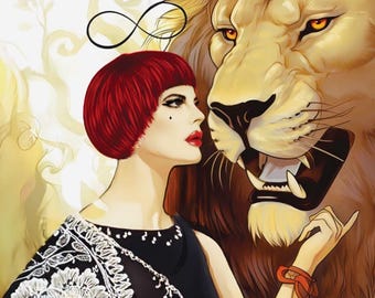 Lust Tarot Art Print - Thelemic Marjorie Cameron Decor