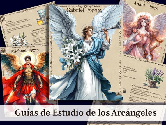 Guías de Estudio de los Arcángeles - Descargables Digitales Imprimibles