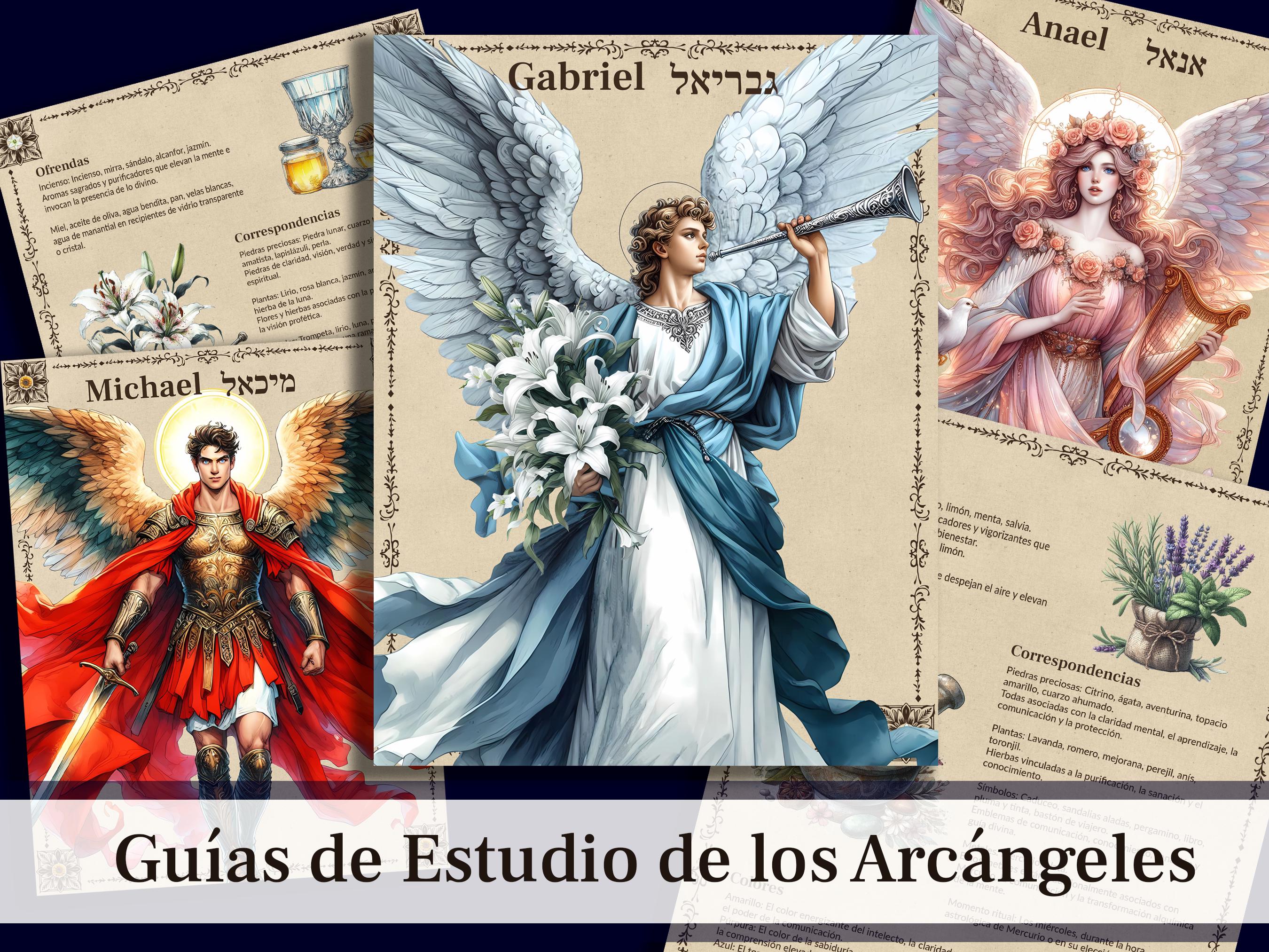 Guías De Estudio De Los Arcángeles - Descargables Digitales Imprimibles