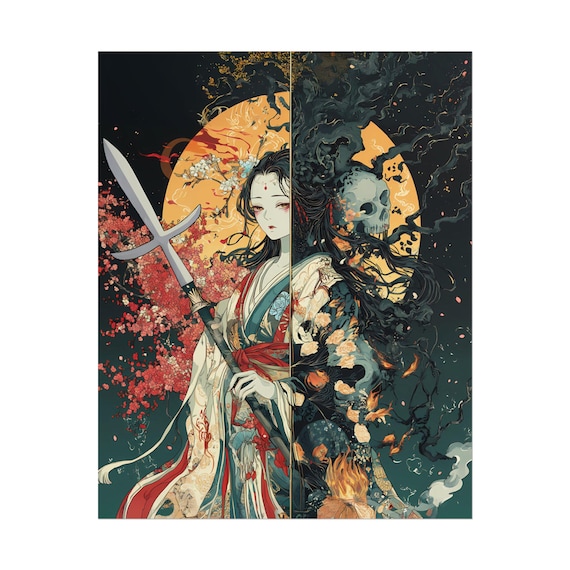 Izanami Art Print - Shinto Death Goddess Witchy Wall Decor - Etsy