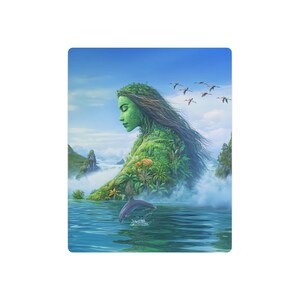Papatuanuku Metal Wall Art - Maori Earth Mother Prina