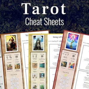 Druckbare Tarot Arbeitsblätter für tieferes Verständnis und verbesserte Legungen