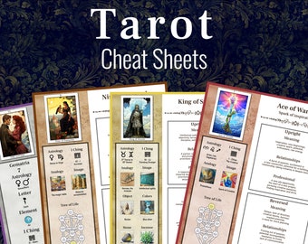 Printable Tarot Study Sheets for Deep Understanding & Enhanced Readings