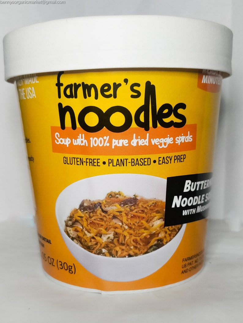 Farmer's Noodles the Ramen Noodle Alternative. Made in USA / Farm to