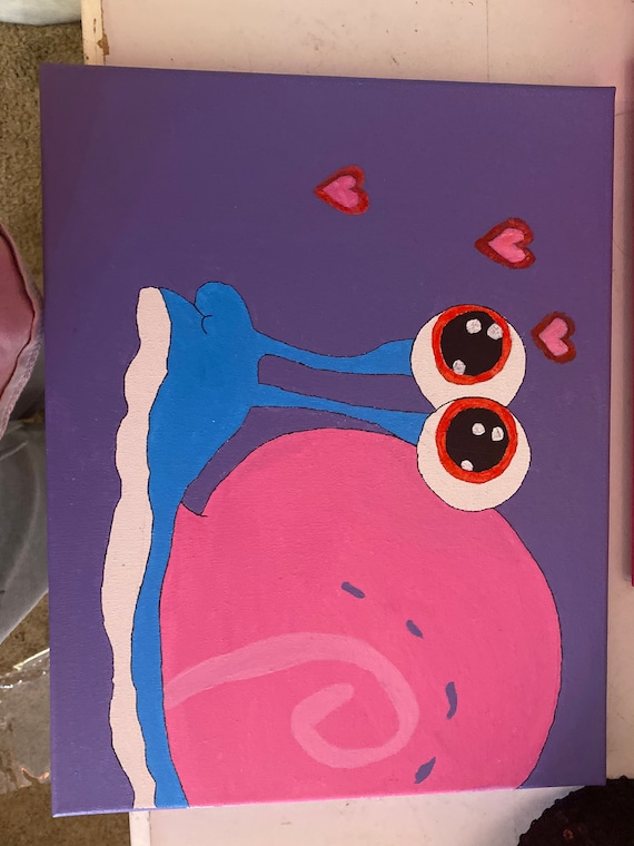 Gary Fell Spongebob Aesthetic Painting - Etsy