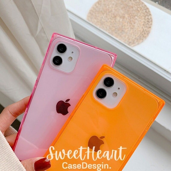 Square Clear Iphone 13 12 11 Pro Max Case Iphone 13 12 Mini Etsy