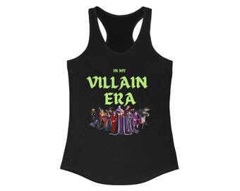 Villain Squad In My Villain Era, Disney Villain, Disney Tee, Halloween, Wicked Villain Women's Racerback Tank