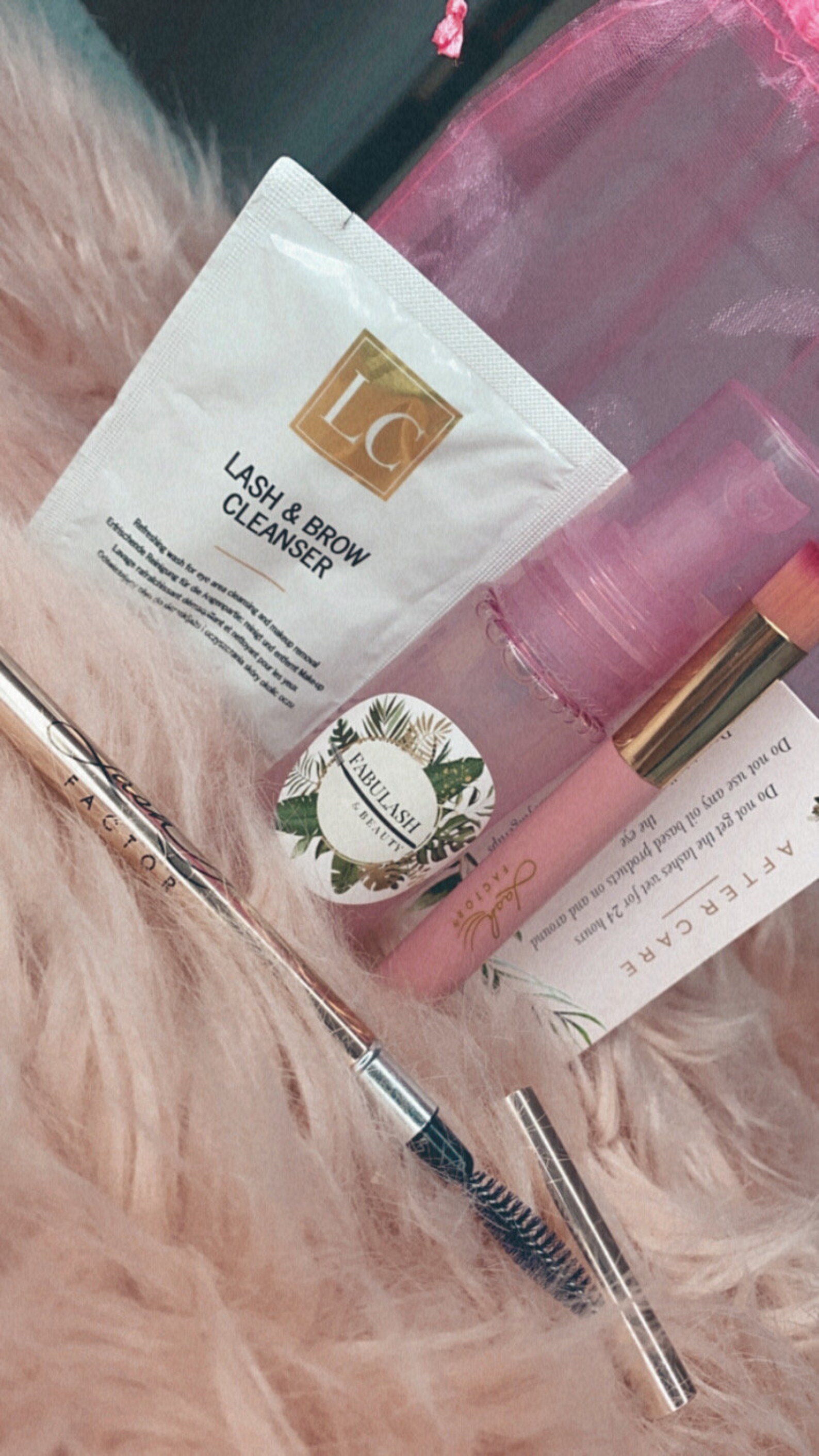 Eyelash aftercare kit // Eyelash extension retention kit // Etsy