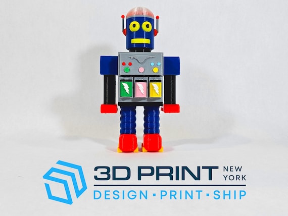 Music Robot From Space Little Einstein's 3D Printed Toy - Etsy