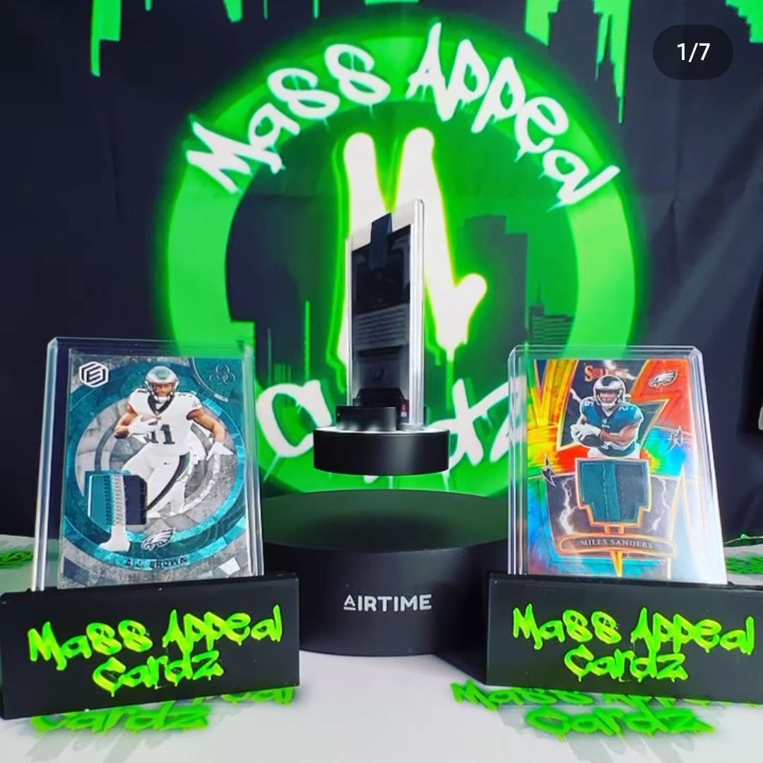 Custom Logo Trading Card Holder Personalized Display Stand Sports Cards for breakers and live stream sellers TCG 3D Printed