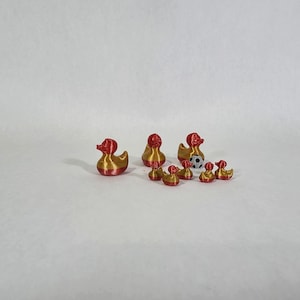 Spanien Flagge Kunststoff Ente | 3D gedruckte spanische Nationalflagge Spielzeug