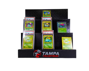 Custom Logo Trading Card Stadium Wall | 3D Printed Multi Level Display Stand | Whatnot Instagram Seller | Vendor Product Shelf