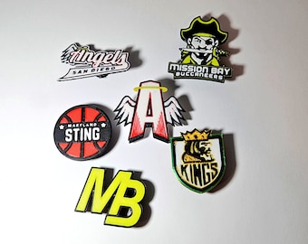 Shoe Charms Custom Personalized Sports Team  Personalized 3D Printed For Clogs, Slippers and Slides