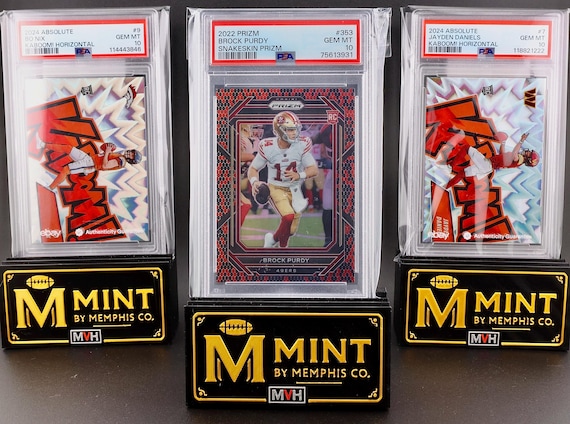 Custom Logo Trading Card Holder Personalized Display Stand Sports Cards TCG 3D Printed