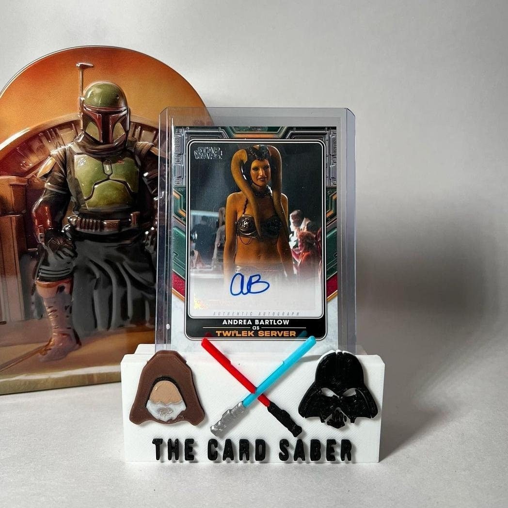 Custom Logo Trading Card Holder Personalized Display Stand Sports Cards for breakers and live stream sellers TCG 3D Printed