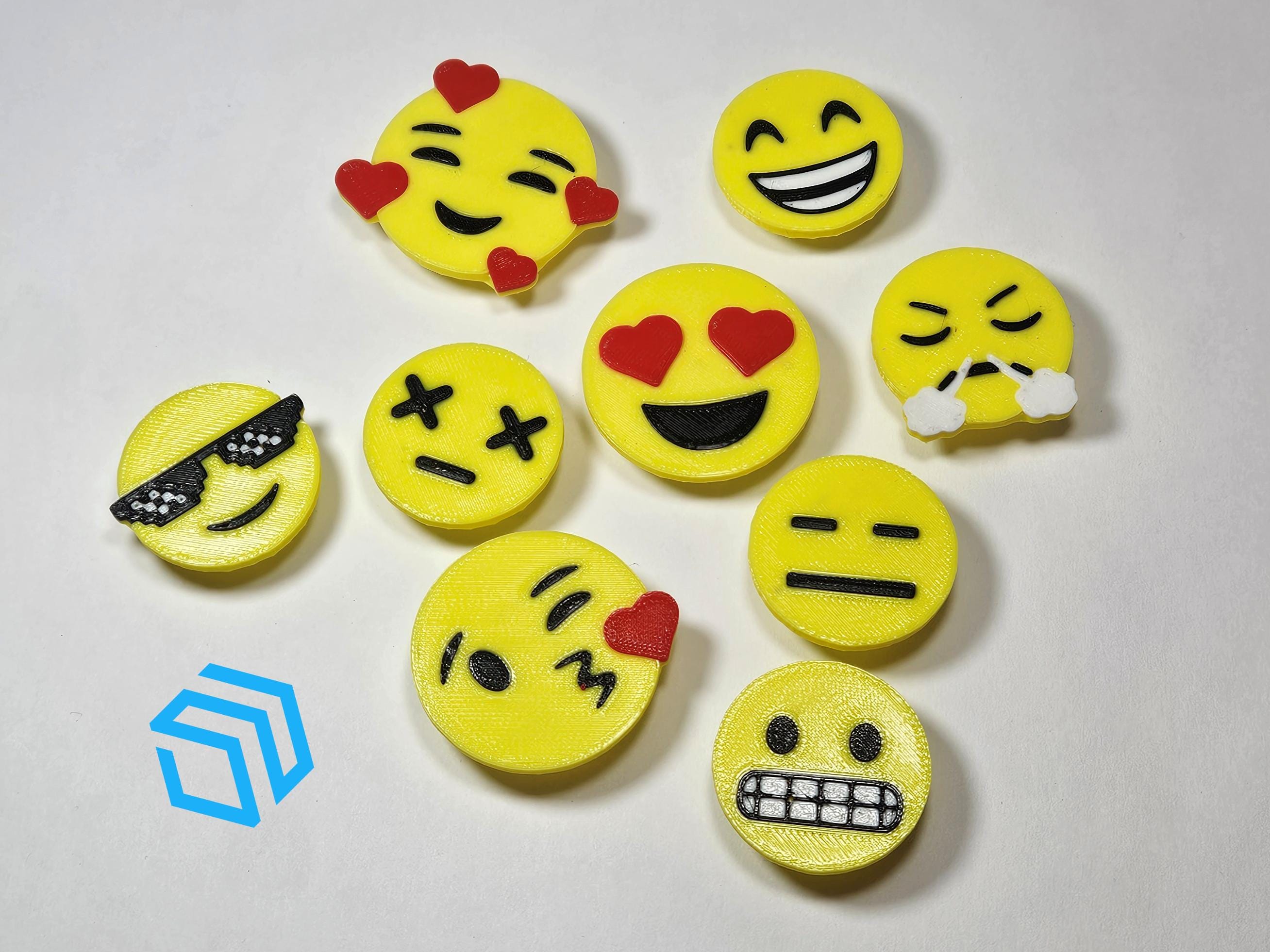 Emoji Shoe Charm for  Clogs, Slippers and Slides 3D Printed Shoe Accessory