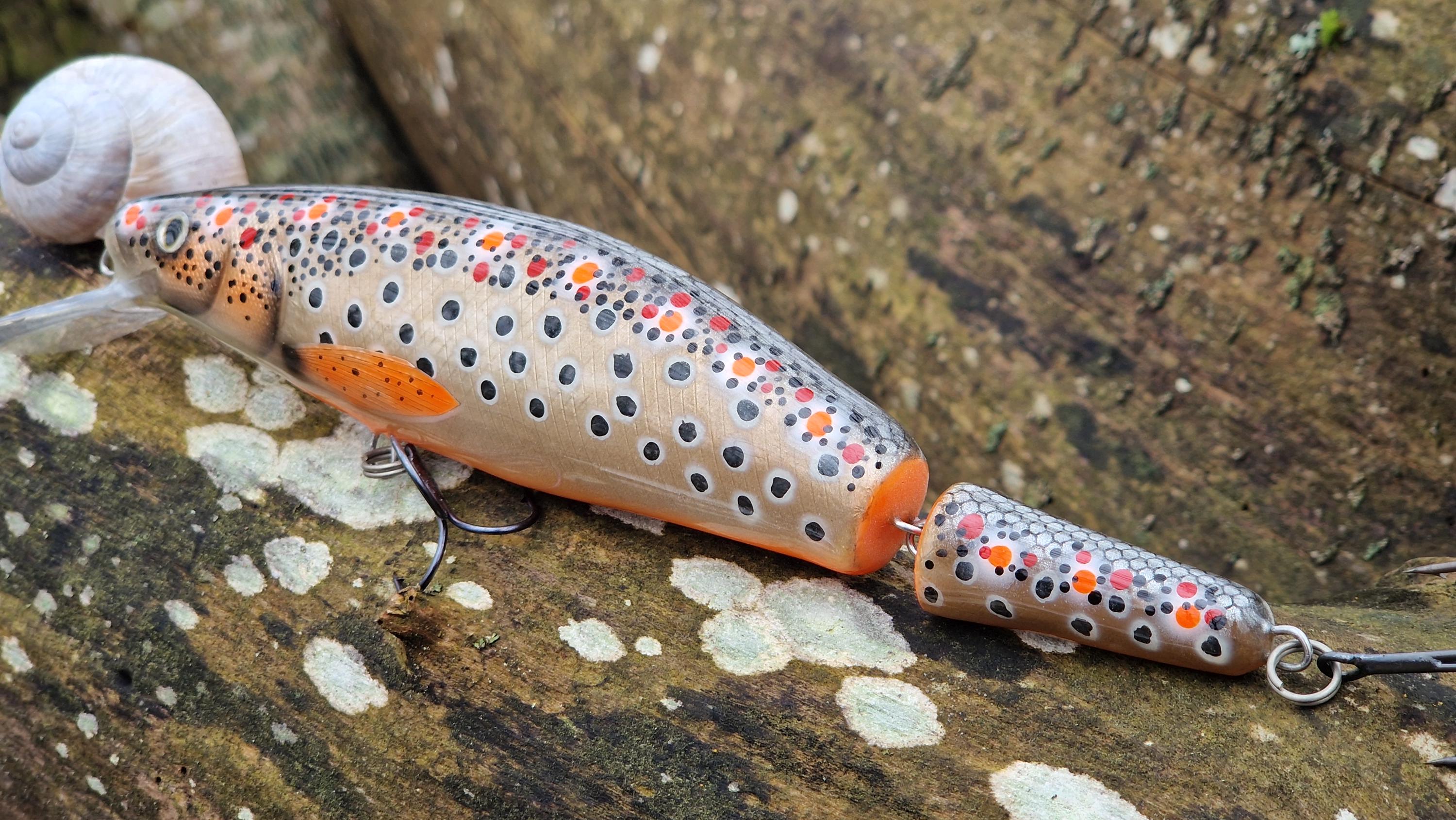 Handmade Abachi Wood Swimbait Fishing Lure: Big Catch Bait - Etsy