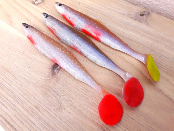 3 Pieces, Soft Plastic Fishing Baits 