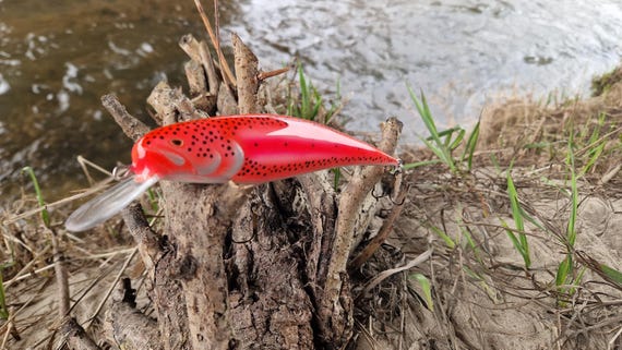 Custom Wooden Big Handmade Fishing Lure for Pike, Bass, Salmon . A Gift for  a Fisherman - Etsy
