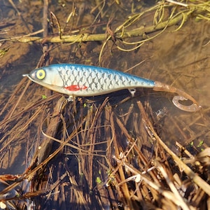 Glide Jerk Bait Fishing Lure. Custom Wooden