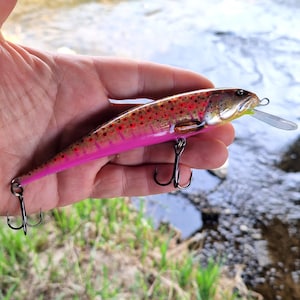 Handmade Wooden Fishing Lure 14cm – Crankbait Wobbler for Pike, Bass, Predator Fish