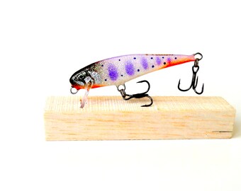 Leurre De Pêche Articulé Fait Main - Truite Marron 7cm - Spasm (Serbie, Neuf)