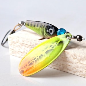 Handmade spinner lure.