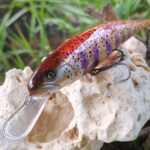 Handmade Wooden Fishing Lure 14cm – Crankbait Wobbler for Pike, Bass, Predator Fish