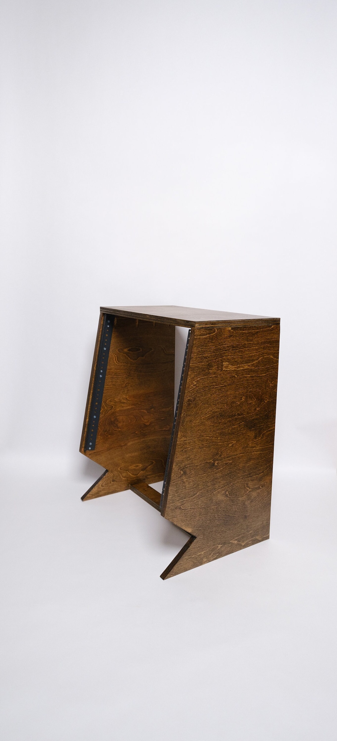 10U SLANTED STUDIO RACK Angled Audio Rack Stylish Dark - Etsy
