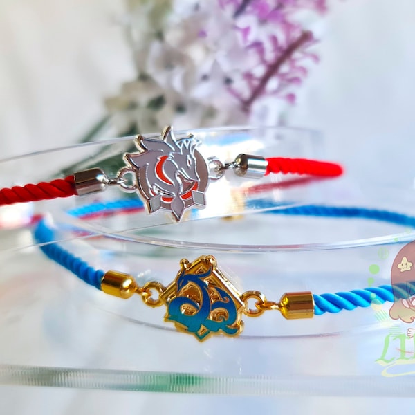 Genshin Impact Neuvillette Wriothesley bracelet charm