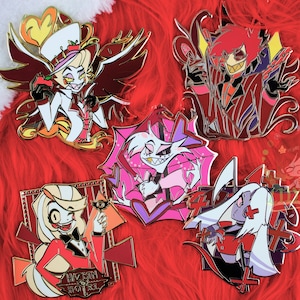 Hazbin Hotel Charlie Chibi enamel pin