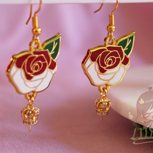 Heartslabyul earrings - Twisted Wonderland