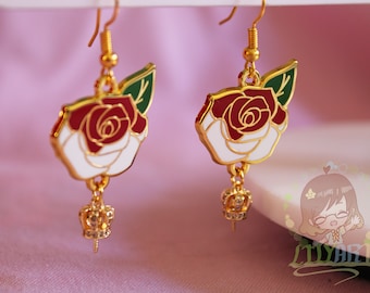 Heartslabyul earrings - Twisted Wonderland
