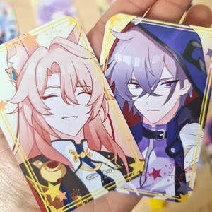 Honkai Star Rail photocards - Phainon, Mydei, Castorice, Aventurine, Ratio, Sunday, Kafka, Robin, Boothill,Jiaoqiu,Blade,Dan Heng, Jing Yuan image 8