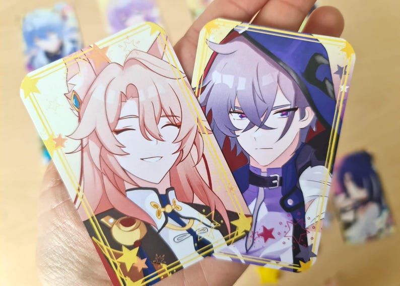 Honkai Star Rail photocards - Phainon, Mydei, Castorice, Aventurine, Ratio, Sunday, Kafka, Robin, Boothill,Jiaoqiu,Blade,Dan Heng, Jing Yuan image 8
