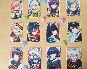 Zenless Zone Zero ZZZ photocards - Vivian, Hugo, Harumasa, Miyabi, Burnice, Lighter, Nicole, Anby, Lycaon, Wise, Belle, Ellen, Jane, Seth