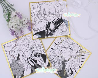 Honkai Star Rail Shikishi Print - Phainon, Jing Yuan, Sunday