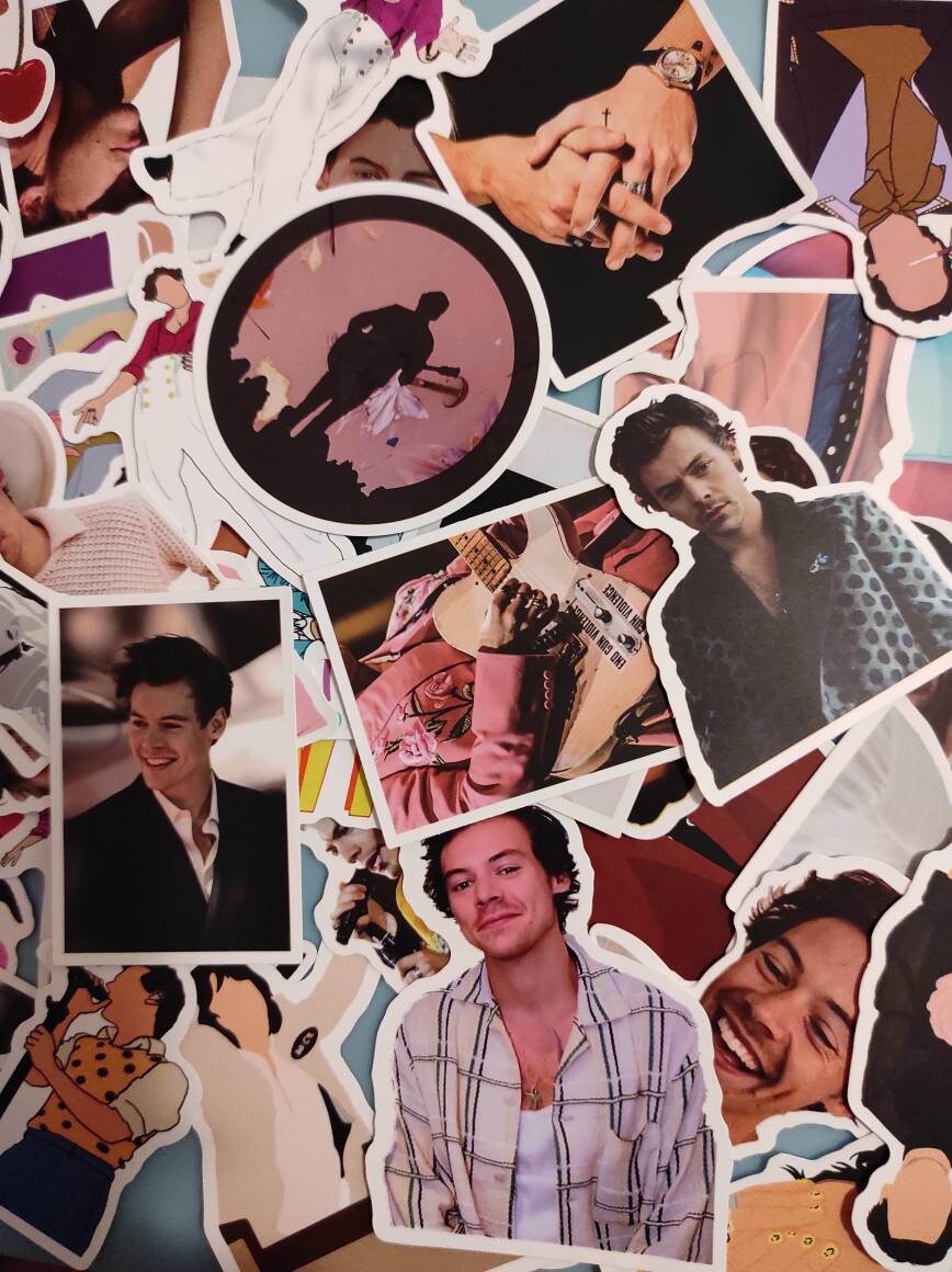 10 Random Harry Styles Stickers Etsy