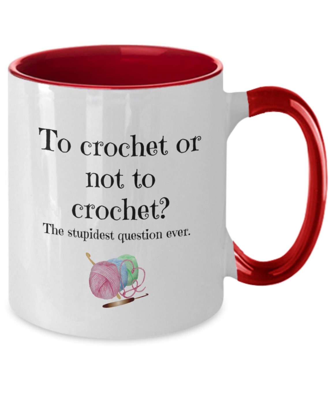 Crochet Mug Funny Crocheting Mugs Knitting Coffee Cup Etsy
